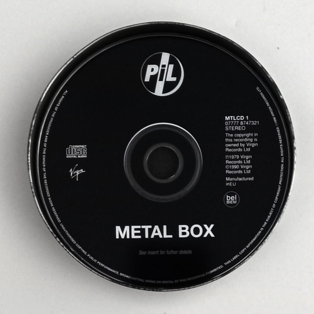 Public Image Limited Metal Box Teenage Head Records